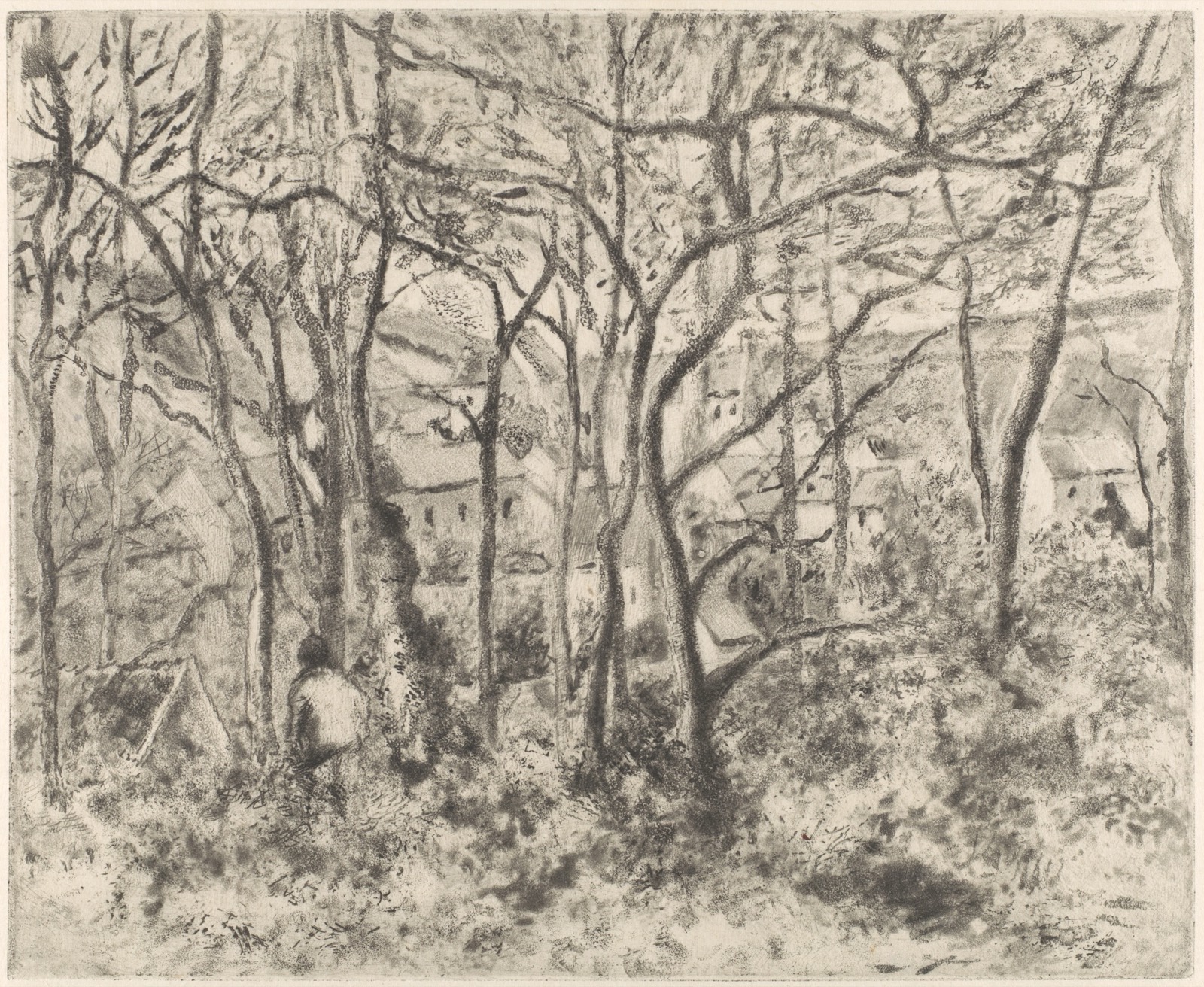 Wooded Landscape at L'Hermitage, Pontoise