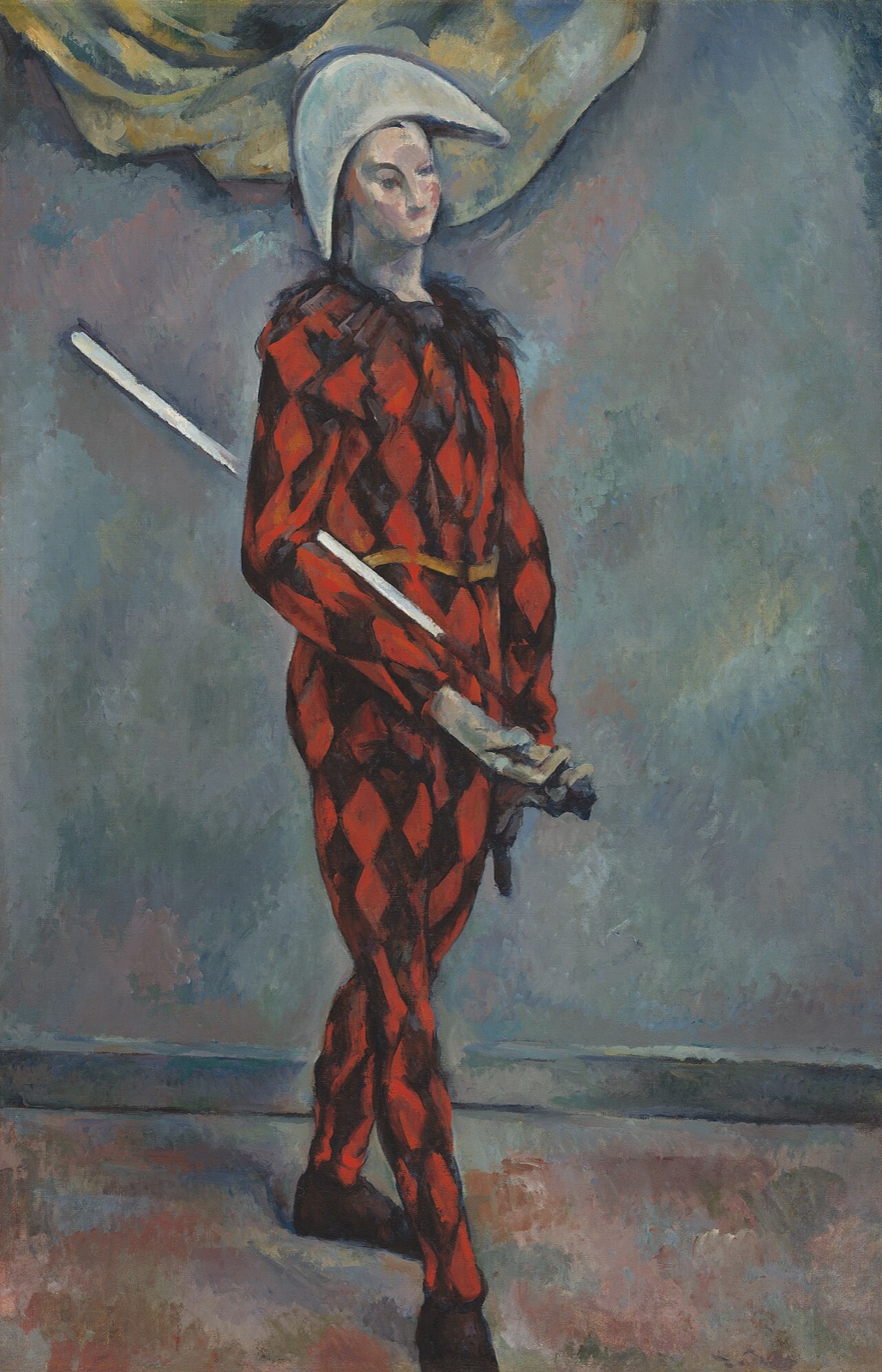 Arlequin, par Paul Cézanne, NGA