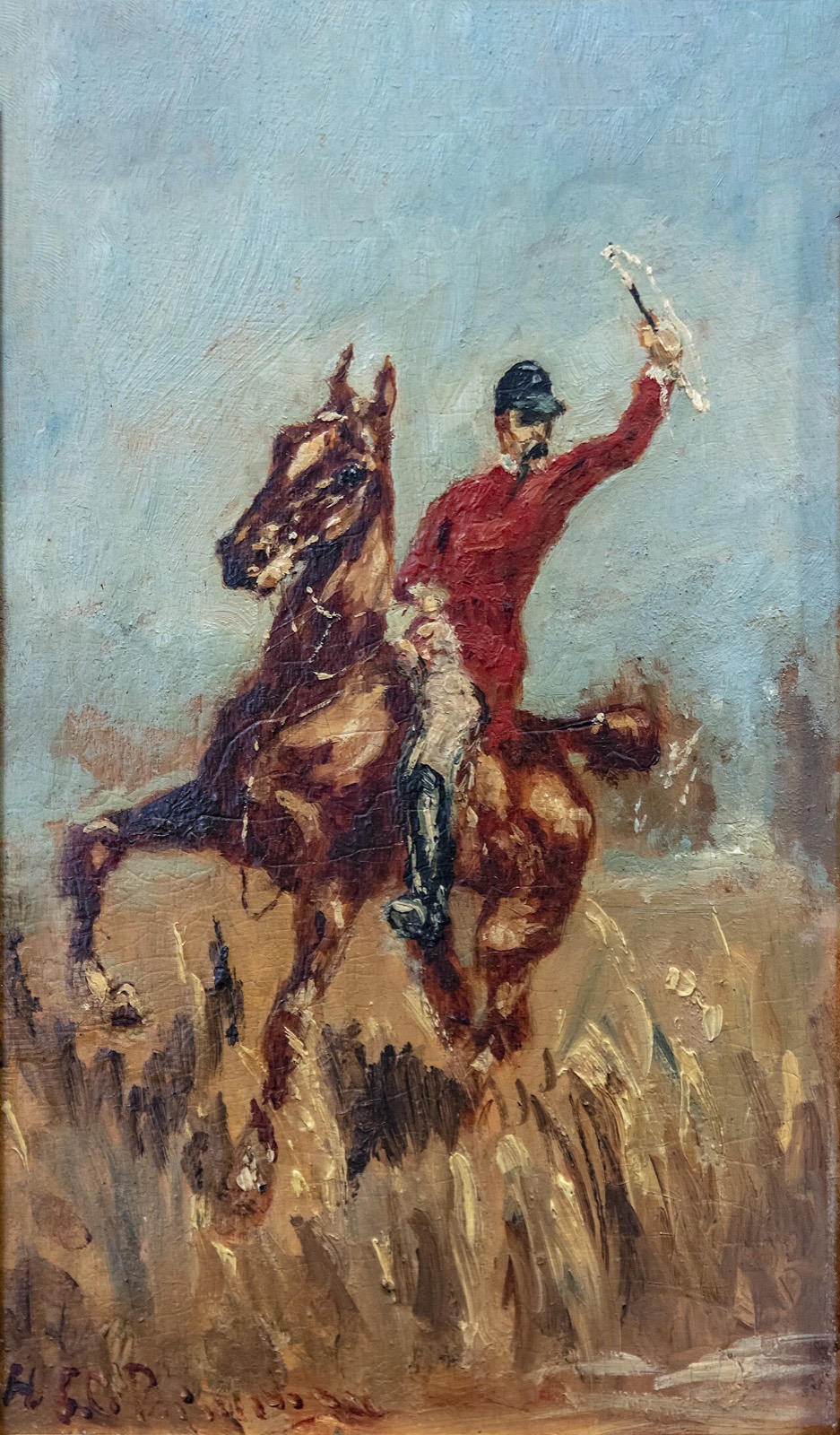 Bemberg fondation Toulouse - Le maître d'équipage - Henri de Toulouse-Lautrec Inv2116 vers 1882