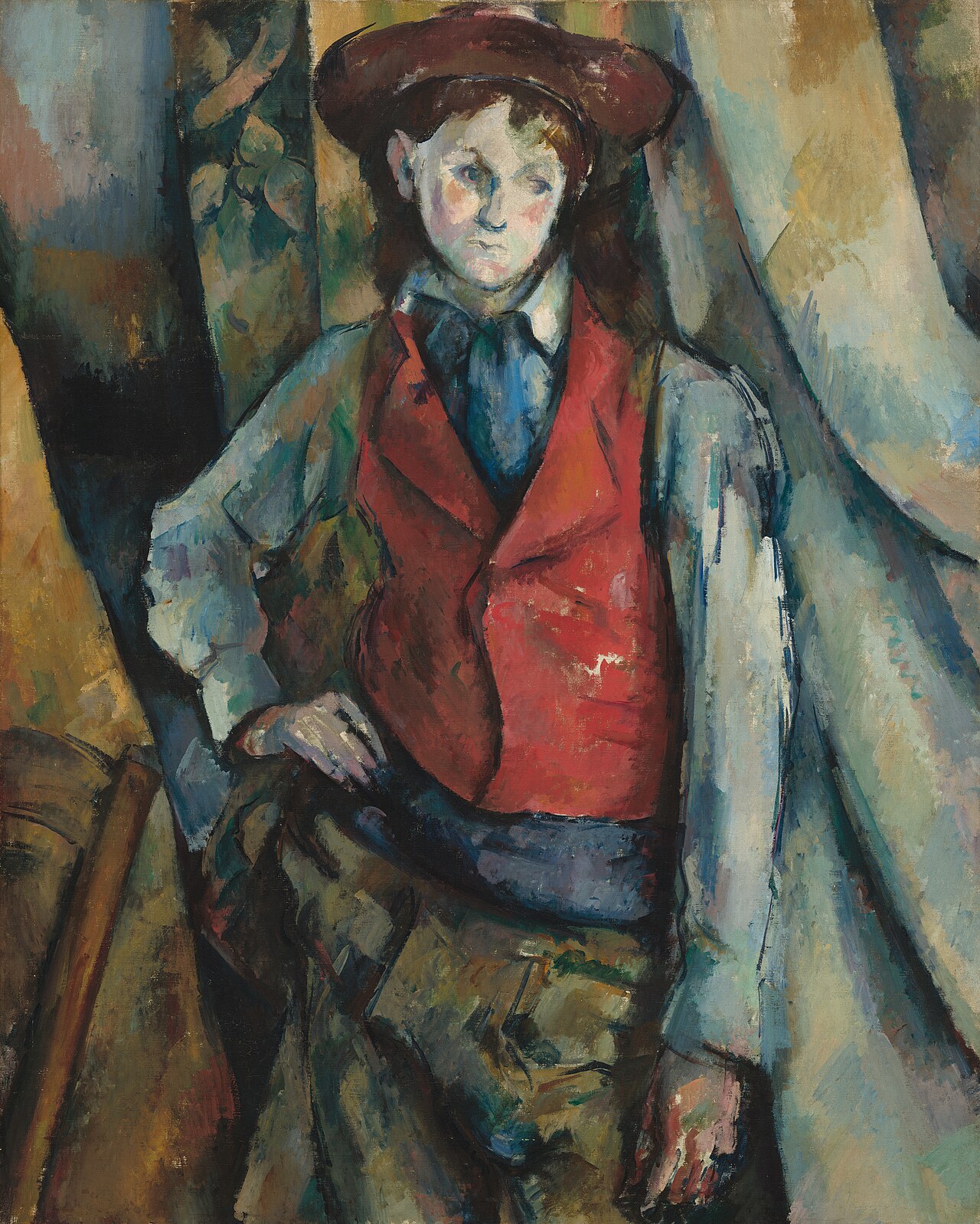 Le Garçon au gilet rouge, par Paul Cézanne, National Gallery of Art