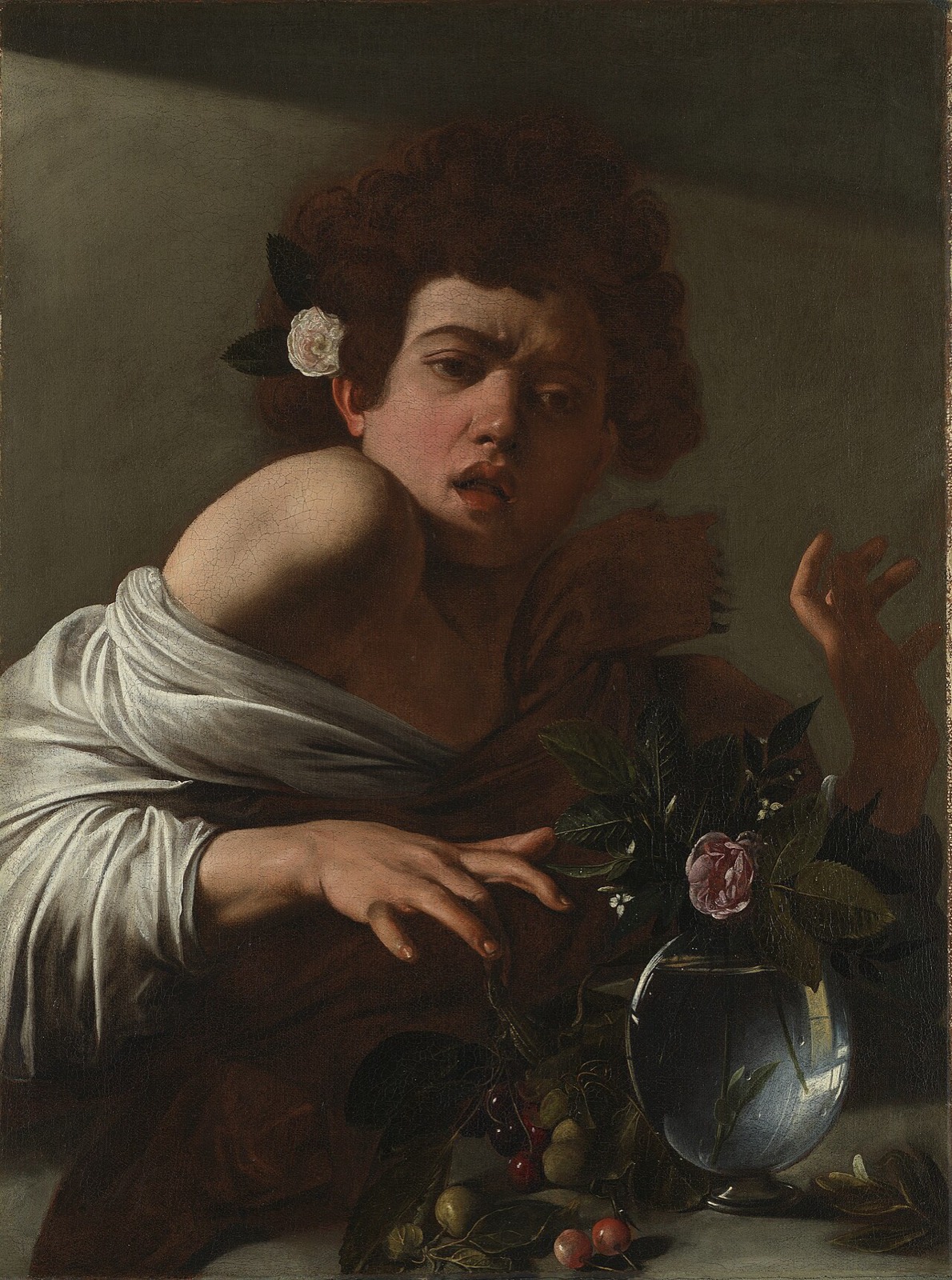 Caravaggio - Boy Bitten by a Lizard