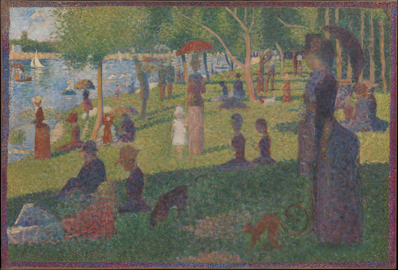 Study for \"A Sunday on La Grande Jatte\"