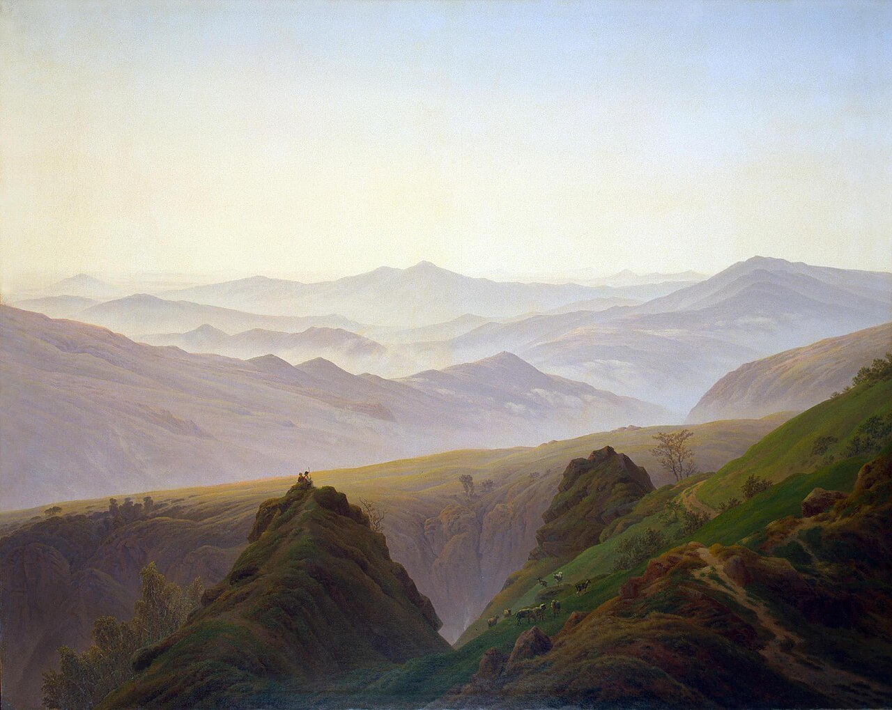 Friedrich, Caspar David - Morning in the Mountains