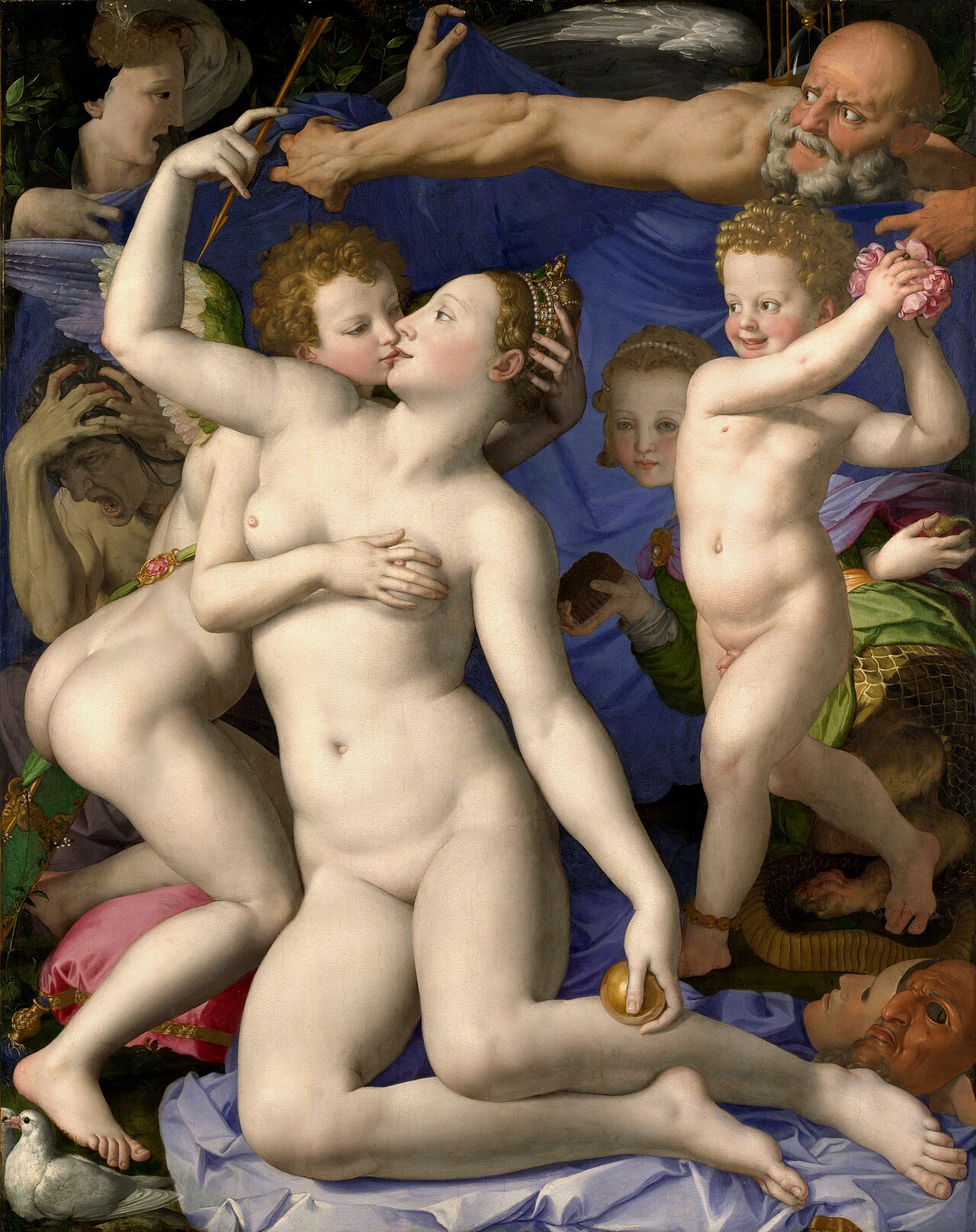 Angelo Bronzino - Venus, Cupid, Folly and Time - National Gallery, London