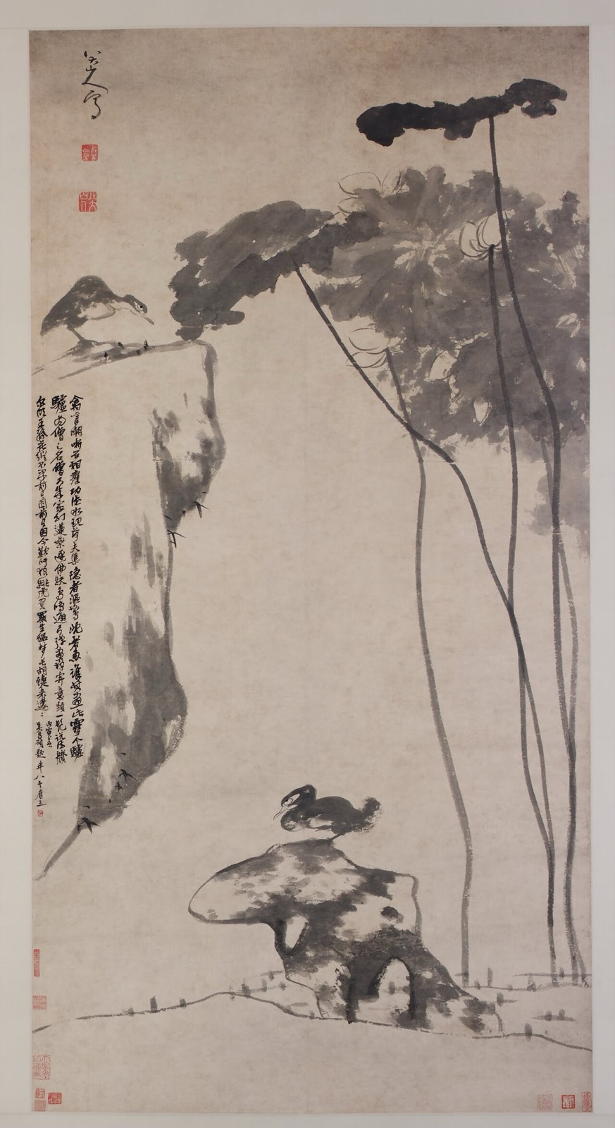 Bada Shanren - Lotus and Ducks - Google Art Project